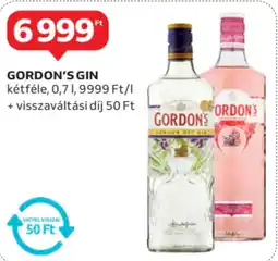 Auchan Gordon's gin ajánlat