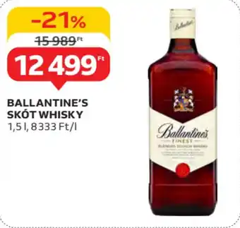 Auchan Ballantine's skót whisky ajánlat