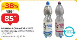 Auchan Pannon aqua ásványvíz ajánlat