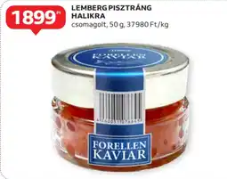 Auchan Lemberg pisztráng halikra ajánlat