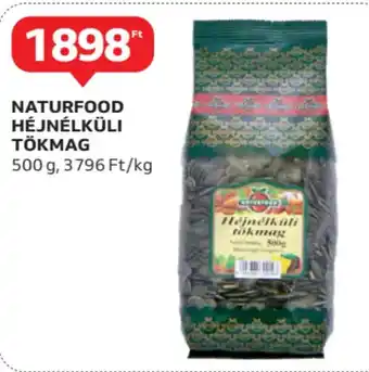 Auchan Naturfood hejnélküli tökmag ajánlat