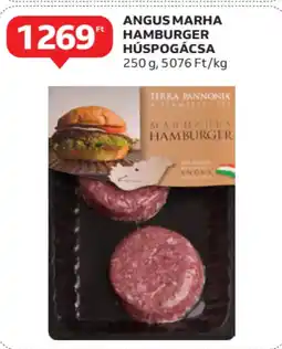 Auchan Angus marha hamburger húspogácsa ajánlat