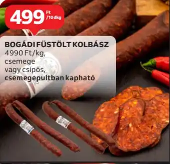 Auchan Bogádi füstölt kolbász ajánlat