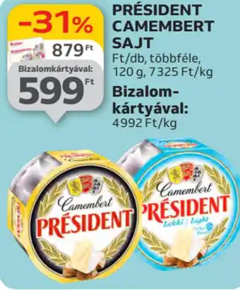 Auchan Président camembert sajt ajánlat