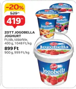 Auchan Zott jogobella joghurt ajánlat