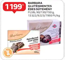 Auchan Barbara gluténmentes édes sütemény ajánlat