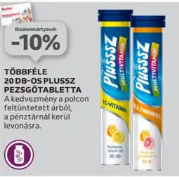 Auchan Többféle 20 db-os plussz pezsgőtabletta ajánlat