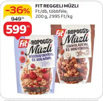 Auchan Fit reggeli müzli ajánlat