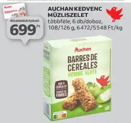 Auchan Auchan kedvenc müzliszelet ajánlat