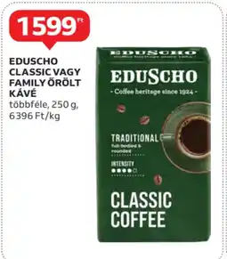 Auchan Eduscho classic vagy family őrölt kávé ajánlat