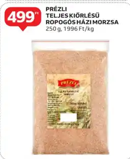 Auchan Prézli teljes kiőrlésű ajánlat