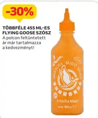 Auchan Többféle 455 ml-es flying goose szósz ajánlat