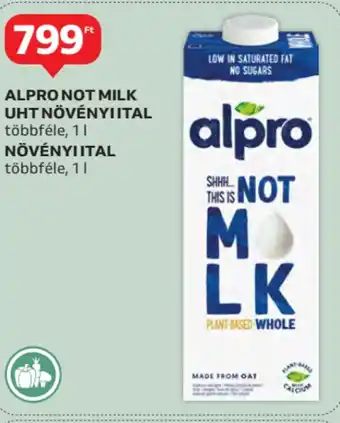 Auchan Alpro not milk uht növényiital ajánlat