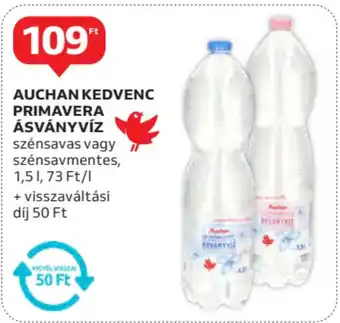 Auchan Auchan kedvenc primavera ásványvíz ajánlat