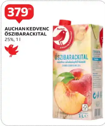 Auchan Auchan kedvenc őszibarackital ajánlat