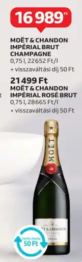 Auchan Moët & chandon impérial brut champagne stb. ajánlat