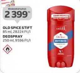 Auchan Old spice stift, deospray ajánlat