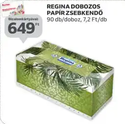 Auchan Regina dobozos papír zsebkendő ajánlat