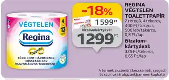 Auchan Regina végtelen toalettpapír ajánlat