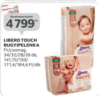 Auchan Libero touch bugyipelenka ajánlat