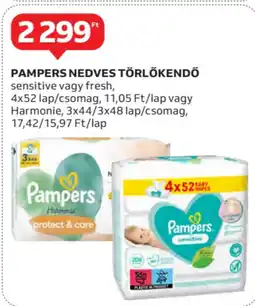 Auchan Pampers nedves törlőkendő ajánlat