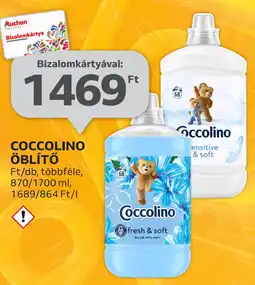 Auchan Coccolino öblítő ajánlat