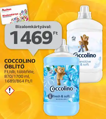 Auchan Coccolino öblítő ajánlat