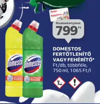 Auchan Domestos fertőtlenítő vagy fehérítő ajánlat