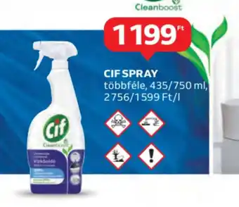 Auchan Cif spray ajánlat