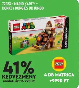 Auchan Lego mario kart – donkey kong és dk jumbo ajánlat