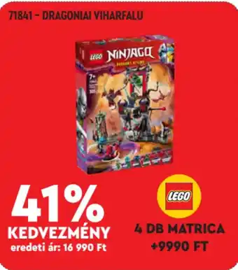 Auchan Lego dragoniai viharfalu ajánlat