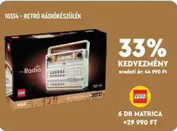 Auchan Lego retró rádiókészülék ajánlat