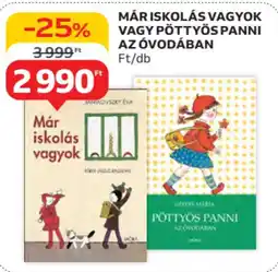 Auchan Már iskolás vagyok vagy pöttyös panni az óvodában ajánlat