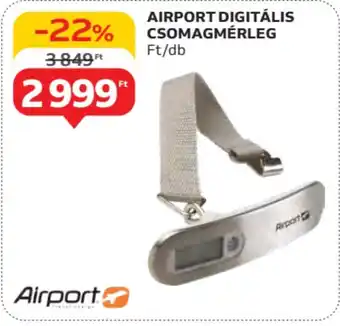 Auchan Airport digitális csomagmérleg ajánlat