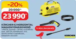 Auchan Kärcher k2 horizontal magasnyomású mosó ajánlat