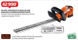 Auchan Black+decker gtc1845l20-qw akkumulátoros sövényvágó ajánlat