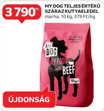 Auchan My dog teljes értékű szárazkutyaeledel ajánlat