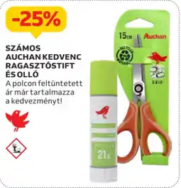 Auchan Számos auchan kedvenc ragasztóstift és olló ajánlat