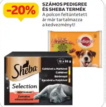 Auchan Számos pedigree es sheba termék ajánlat