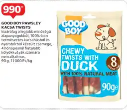 Auchan Good boy pawsley kacsa twists ajánlat