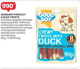 Auchan Good boy pawsley kacsa twists ajánlat