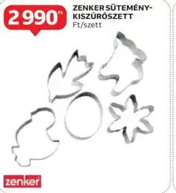 Auchan Zenker sütemény- kiszúrószett ajánlat