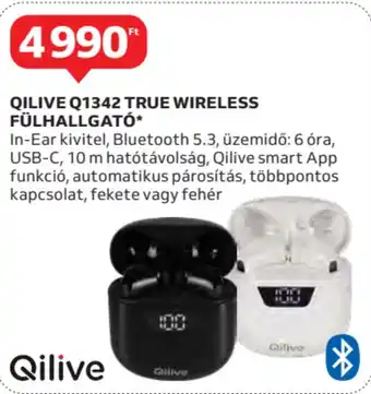 Auchan Qilive q1342 true wireless fülhallgató ajánlat