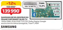 Auchan Samsung qe32ls03cbuxxh frame fhd smart qled tv ajánlat