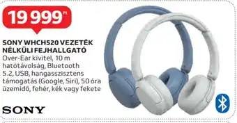 Auchan Sony whch520 vezeték nélküli fejhallgató ajánlat