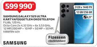 Auchan Samsung galaxy s25 ultra kártyafüggetlen okostelefon ajánlat