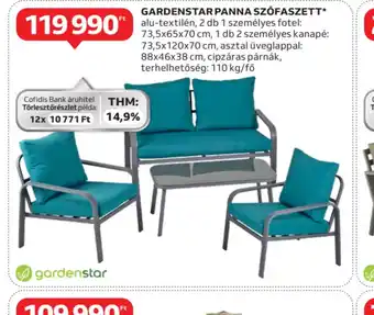 Auchan Gardenstar Panna Szófaszett ajánlat