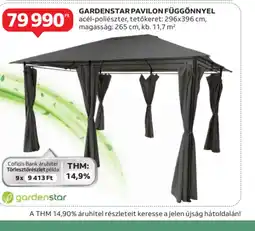 Auchan Gardenstar Pavilon Függönnyel ajánlat