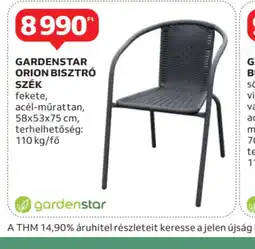 Auchan Gardenstar Orion Bisztró Szék ajánlat