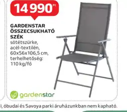 Auchan Gardenstar Összecsukható Szék ajánlat